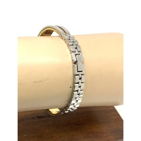 Movado Women's Watch 0607150 Aleena Swiss Quartz Petite 27mm Two Tone Bangle - Picture 10 of 14